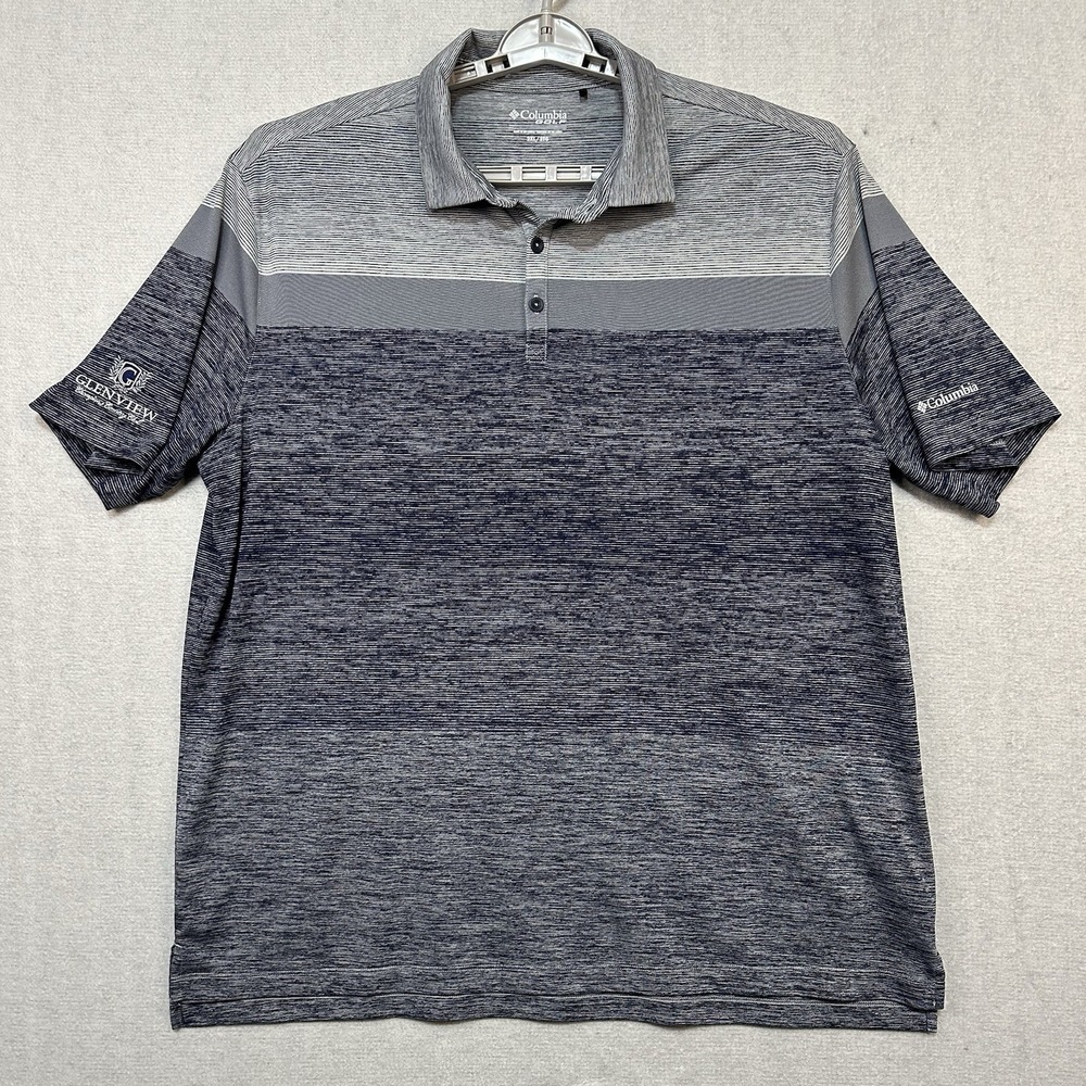 Columbia Men's 2XL Golf Polo Glenview Champion‎ Country Club